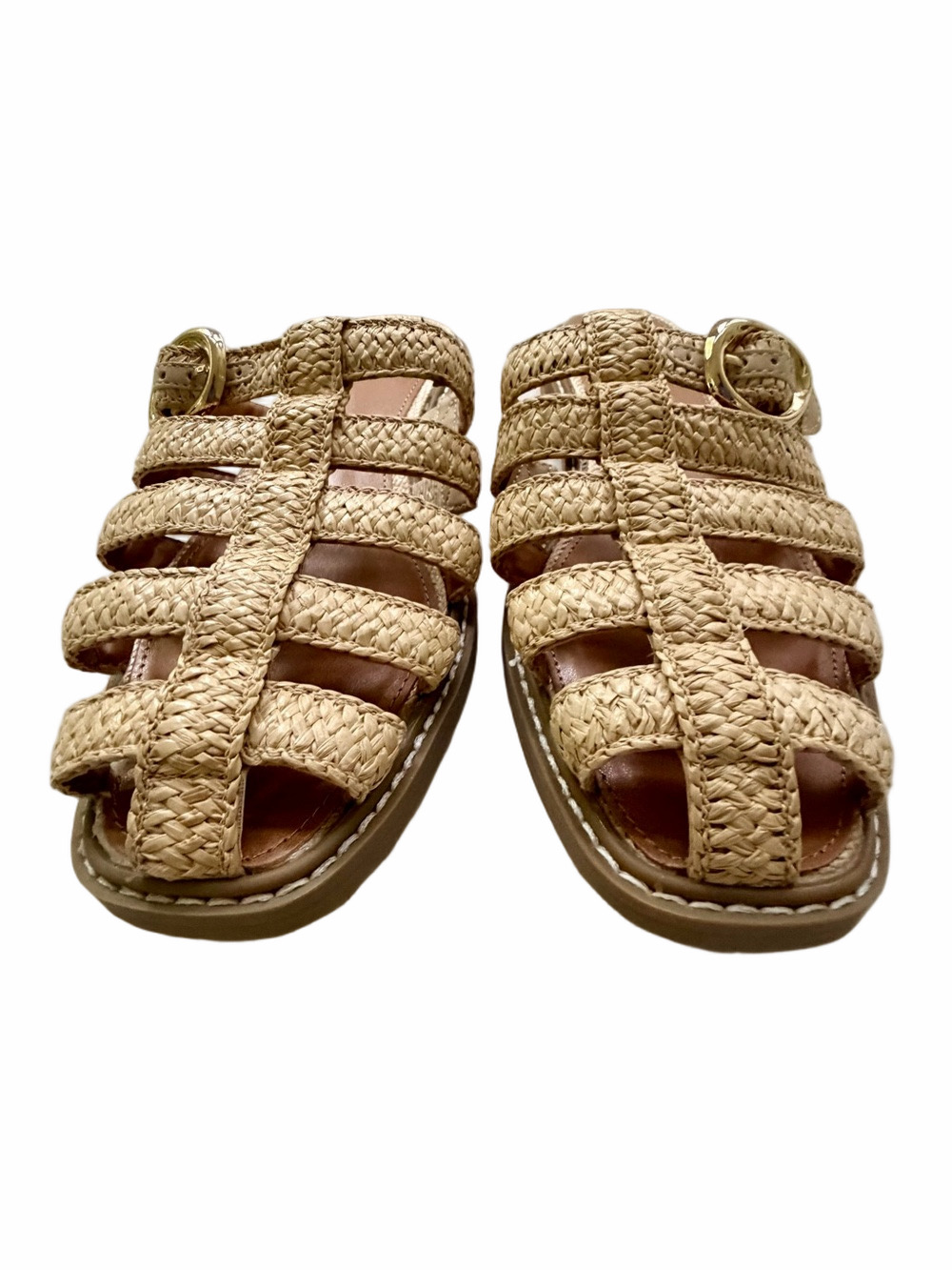 DV by Dolce Vita Fyona Fisherman Women's Tan Strappy Mules/Sandals Size 8.5 - Picture 5 of 14